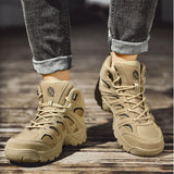 Fashion Men's Boots Winter Short Boots Outdoor Men Hiking Boots Autumn Sneakers Light Non-slip Men Desert Boots Ankle Boots