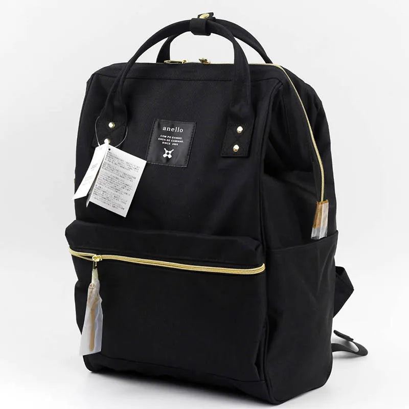 600D Oxford Women ane men Lightweight Anti theft Computer Backpack College Bag Japan brand waterproof A Ring School Backpacks