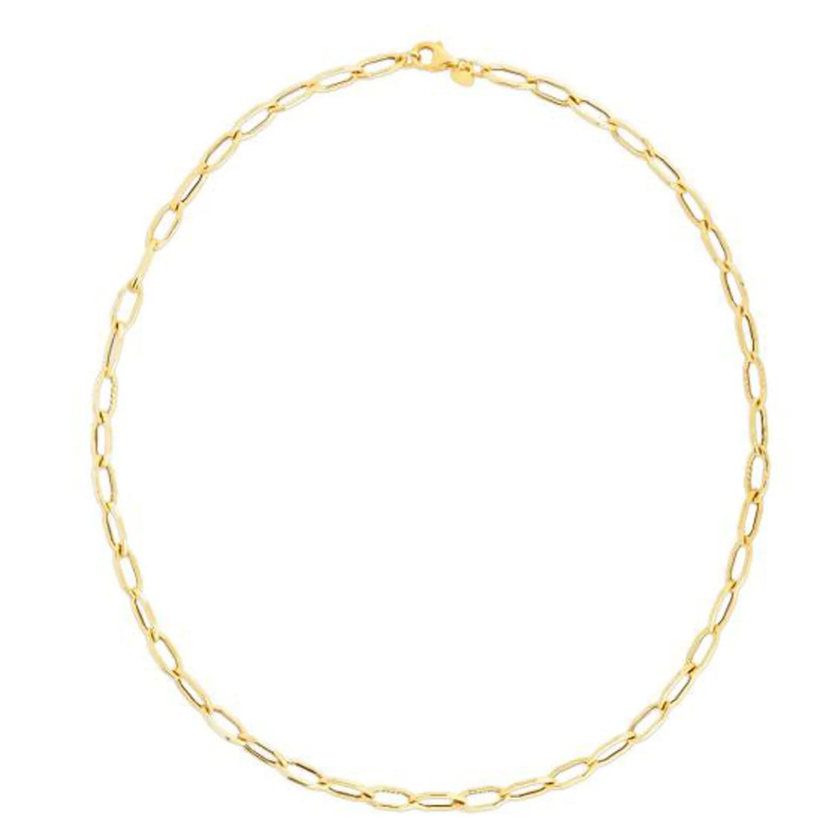 UD2 14k Yellow Gold Hexagon Link Necklace Fashion Layered Necklaces
