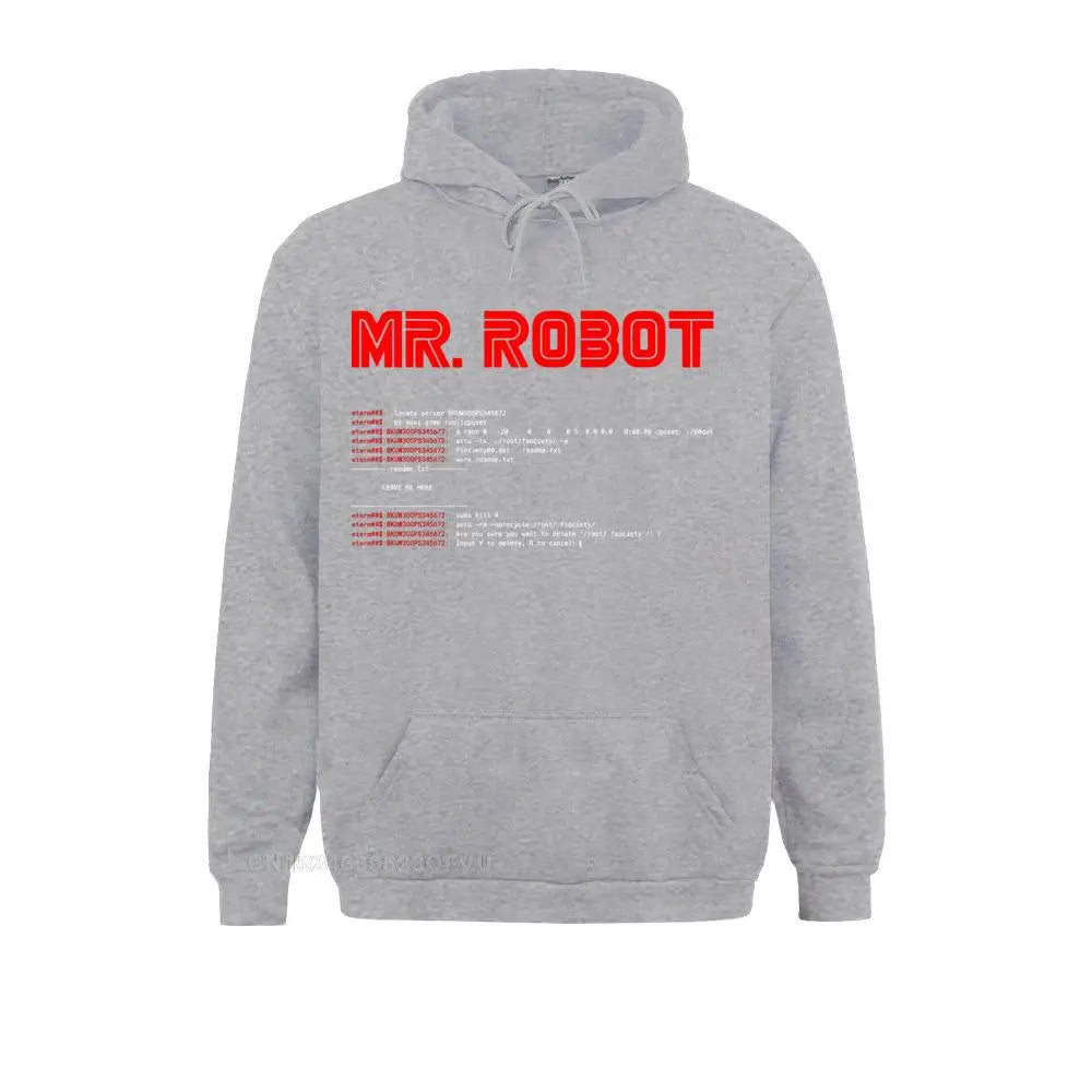 Cool Mr Robot Women Programming Programmer Developer Code Sweater For Men Crew Neck Cotton Big Size Clothes