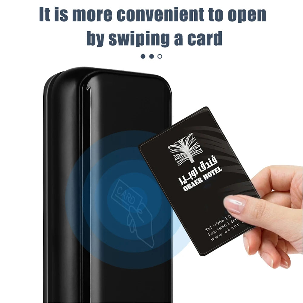 Smart Hotel Handle Lock Fingerprint Bluetooth Commercial Access Control Password RFID 13.56MHz TTLock Electronic digitalsecurity