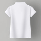 Women Sweetshirts Turtleneck shirts for womens Black White woman clothes Short sleeve Cotton Tees for girls  Basic Tops