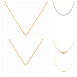 86 YORK Brand Classic Simple Star Pearl Necklace Collarbone Fashion Metal Chain Necklace for Women