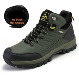 Brand Winter Snow Boots Warm Plush Men's Boots Outdoor Non-slip Hiking Boots Waterproof Men's Ankle Boots Walking Boots Size 47