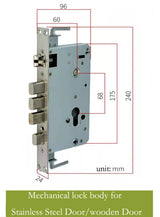 Smart Hotel Handle Lock Fingerprint Bluetooth Commercial Access Control Password RFID 13.56MHz TTLock Electronic digitalsecurity