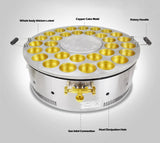 DS32R 32-Hole Commercial Gas Red Bean Cake & Burger Wheel Machine - Versatile Waffle & Pie Maker for Snack Preparation
