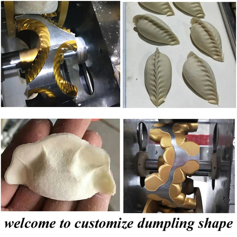 Automatic Dumpling Empanada Pie Maker Samosa Making Machine Filling Gyoza Ravioli Machine
