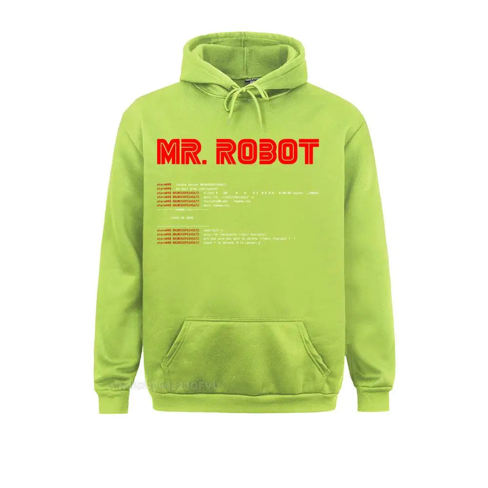 Cool Mr Robot Women Programming Programmer Developer Code Sweater For Men Crew Neck Cotton Big Size Clothes