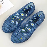 New sandals slippers crystal sandals female bird's nest Baotou breathable soft bottom home sandals  mother sandals V213