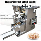 Automatic Dumpling Empanada Pie Maker Samosa Making Machine Filling Gyoza Ravioli Machine