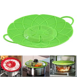 Silicone Flower Cover Spill Stop Lids Cooking Pot Cover 26cm