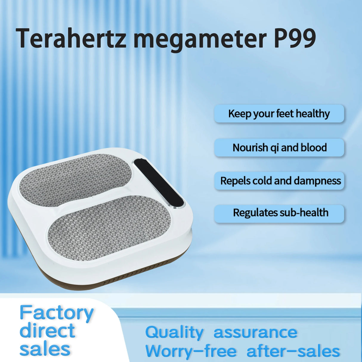 TeraHertz Foot Massage Bioresonance Instrument - Tera P90 Foot Therapy Device with Terahertz Bioterra Energy