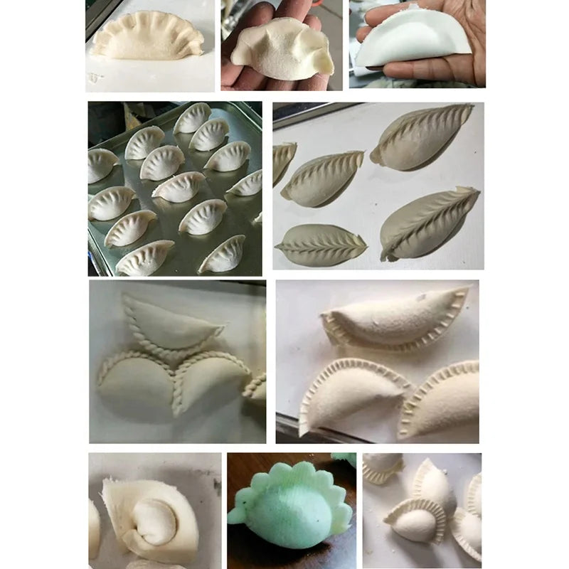 Automatic Dumpling Empanada Pie Maker Samosa Making Machine Filling Gyoza Ravioli Machine