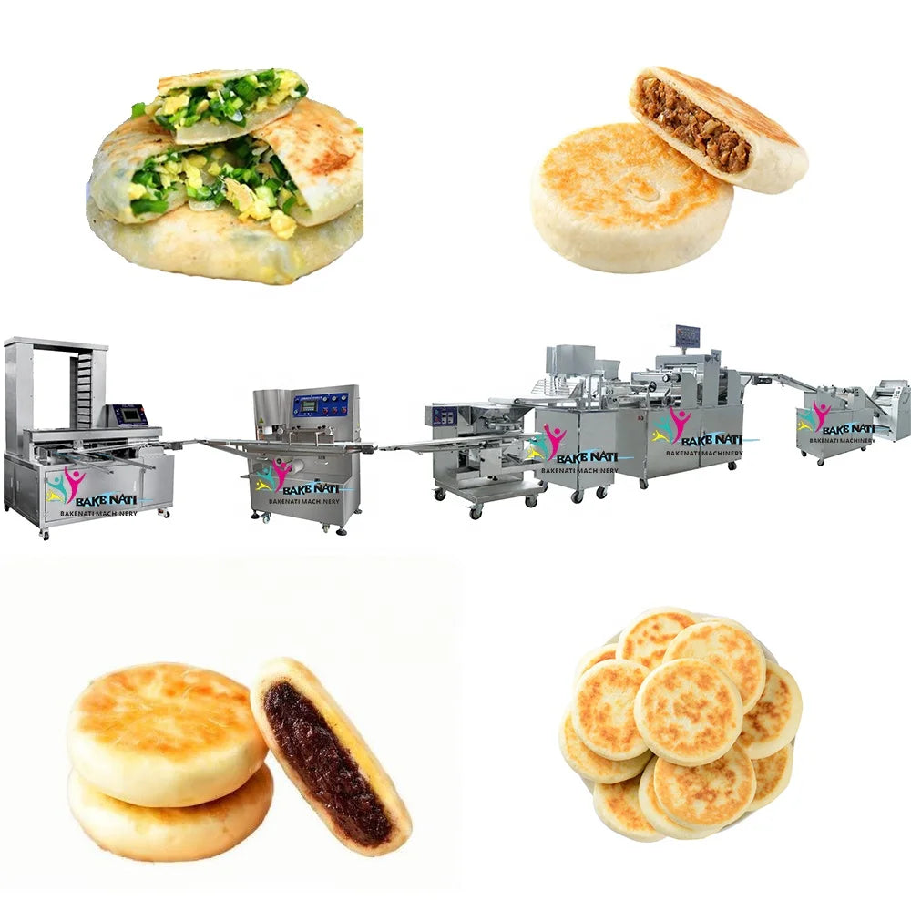 Bakenati BNT-209 Industrial Pie Maker Machine Automatic Meat Pie Making Machine Red Bean Beef Chives and Eggs Pie Machine