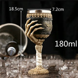 600ml Viking Skull Mug Stainless Steel Coffee Mugs Travel Cup Horn Drinking Tea Mug Halloween Mug Decoration Ceramic Tiki Mug
