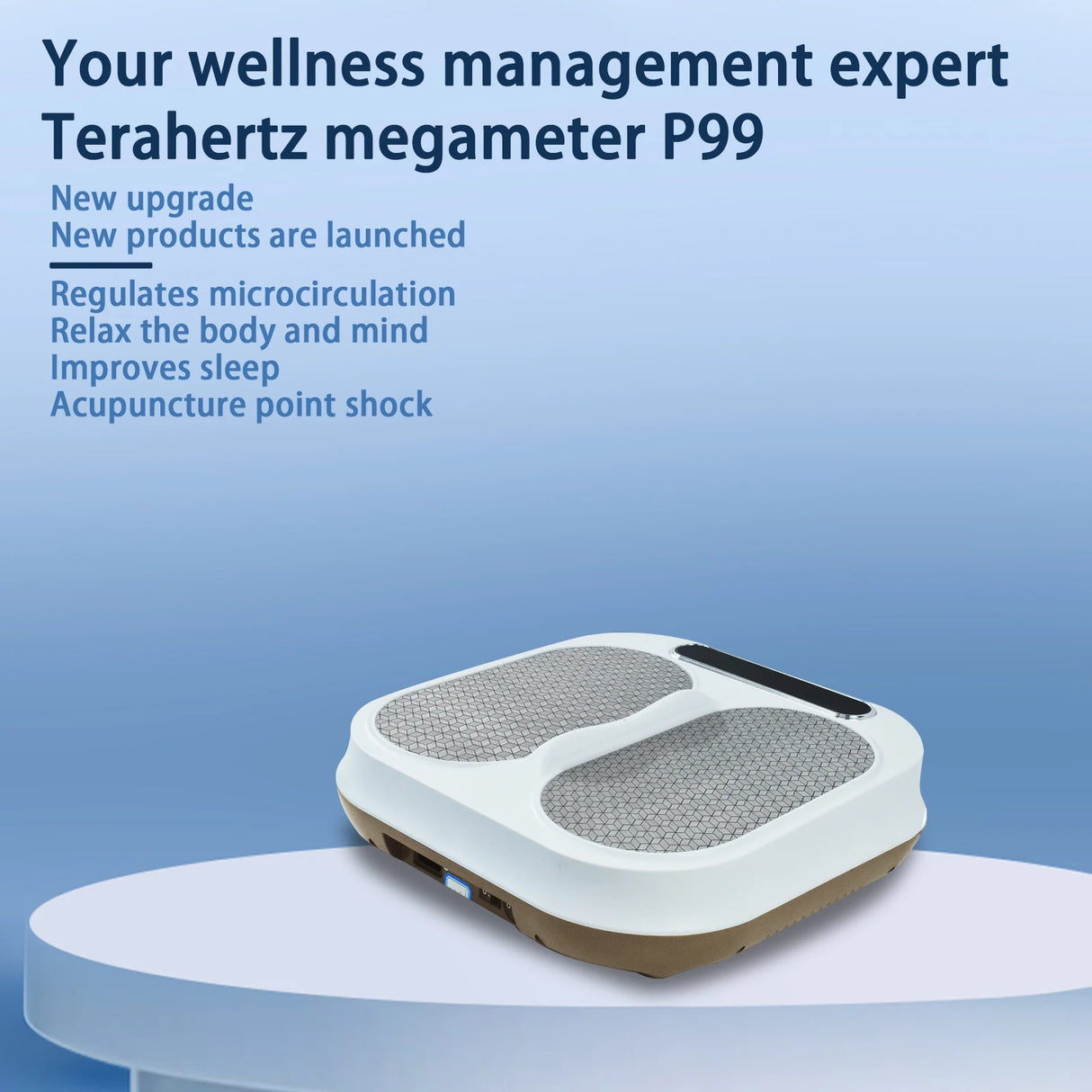 TeraHertz Foot Massage Bioresonance Instrument - Tera P90 Foot Therapy Device with Terahertz Bioterra Energy