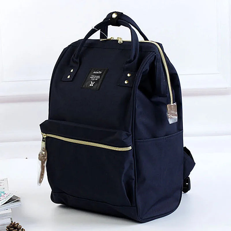 600D Oxford Women ane men Lightweight Anti theft Computer Backpack College Bag Japan brand waterproof A Ring School Backpacks