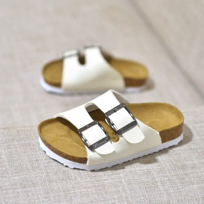 New Summer Fashion Children's Cork sandals Girls Slippers Children's Slippers Cork Boys Sandals Slippers