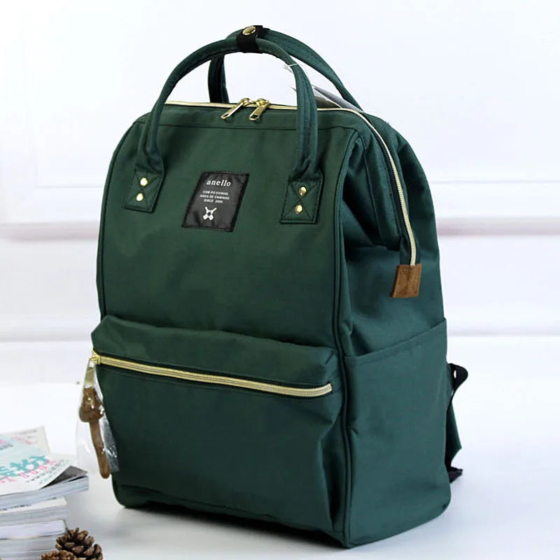 600D Oxford Women ane men Lightweight Anti theft Computer Backpack College Bag Japan brand waterproof A Ring School Backpacks