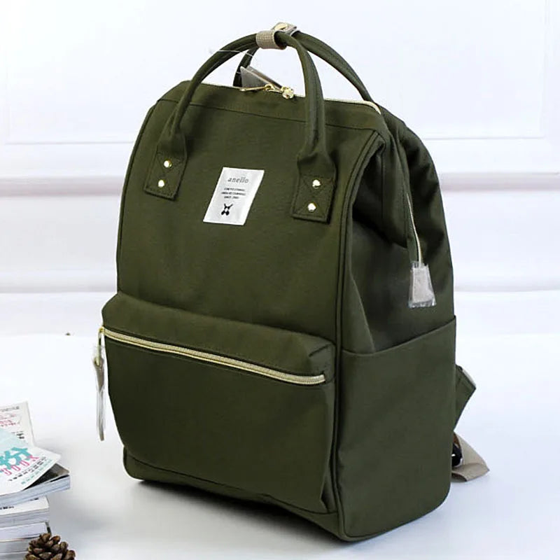 600D Oxford Women ane men Lightweight Anti theft Computer Backpack College Bag Japan brand waterproof A Ring School Backpacks