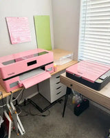 Haolic US Warehouse 13Inch DTF Clothes Printer XP600 DTF DTG Digital Printer With Oven Software A3 Pink DTF Printer for Textiles