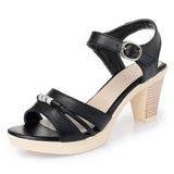 GKTINOO Brand Sandals Summer Women Shoes Sandals 2025 New fashion Rhinestone High Heel Sandals Real Leather Shoes Woman Sandals