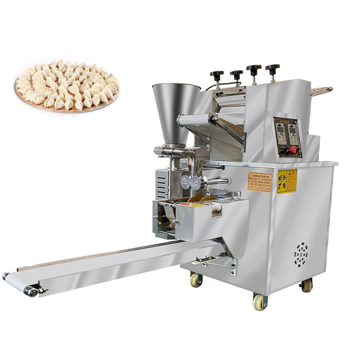 Automatic Meat Pie Maker/Half Moon Braid Dumpling Making Machine/Empanada Folding