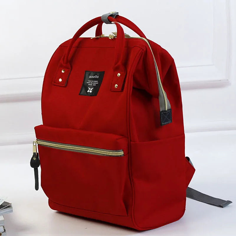 600D Oxford Women ane men Lightweight Anti theft Computer Backpack College Bag Japan brand waterproof A Ring School Backpacks