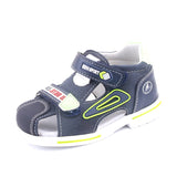 2024 summer kids shoes brand closed toe toddler boys sandals orthopedic sport pu leather baby boys sandals shoes