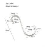 304 Stainless Steel S-Hook Balcony Portable Multifunctional Kitchen Bedroom Multifunctional Railing S Hanger Hook Wholesale
