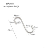 304 Stainless Steel S-Hook Balcony Portable Multifunctional Kitchen Bedroom Multifunctional Railing S Hanger Hook Wholesale