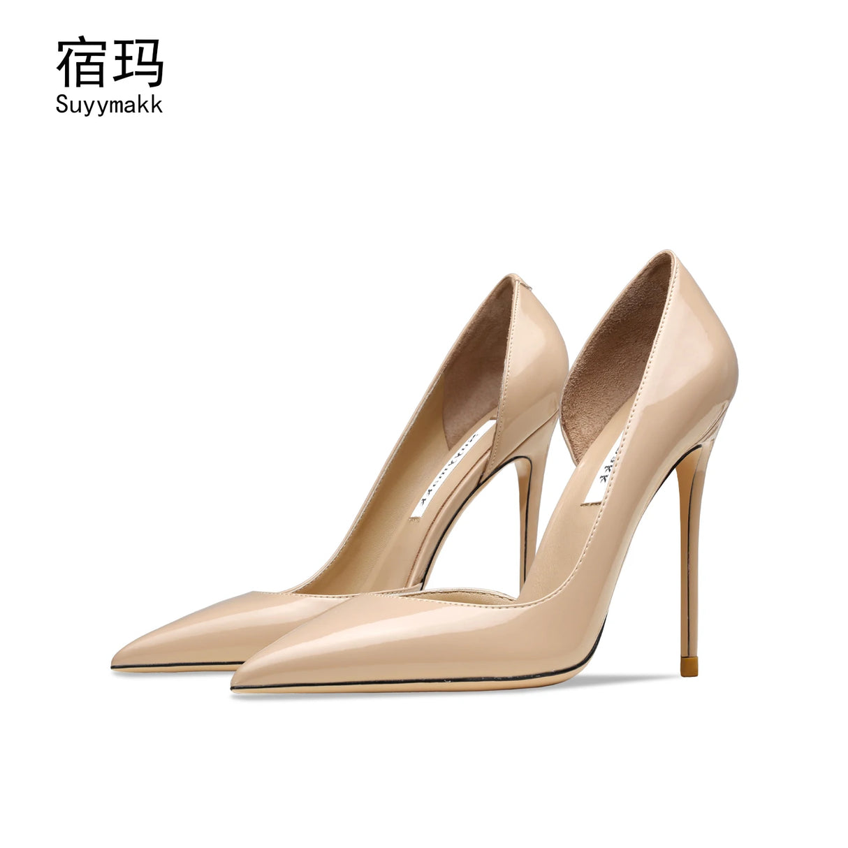 Genuine Leather Heels For Women 2024 Luxury Women's Pumps Spring High Heels Shoes Classics Pumps Fashion Pointed Toe Elegant