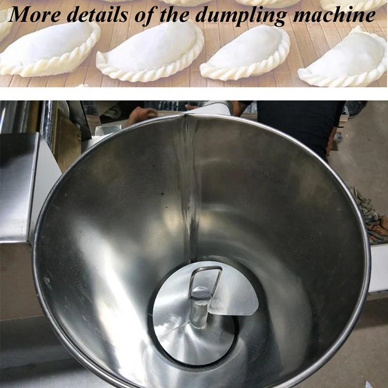 Automatic Dumpling Empanada Pie Maker Samosa Making Machine Filling Gyoza Ravioli Machine