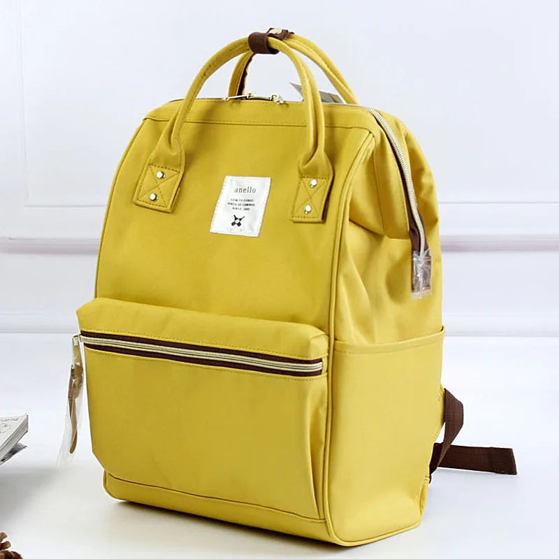 600D Oxford Women ane men Lightweight Anti theft Computer Backpack College Bag Japan brand waterproof A Ring School Backpacks
