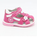 Girls Sandals Summer Flowers Sweet Soft Children's Beach Shoes  Toddler girls Sandals Orthopedic Princess Fashion High Quality