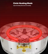 DS32R 32-Hole Commercial Gas Red Bean Cake & Burger Wheel Machine - Versatile Waffle & Pie Maker for Snack Preparation