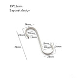 304 Stainless Steel S-Hook Balcony Portable Multifunctional Kitchen Bedroom Multifunctional Railing S Hanger Hook Wholesale