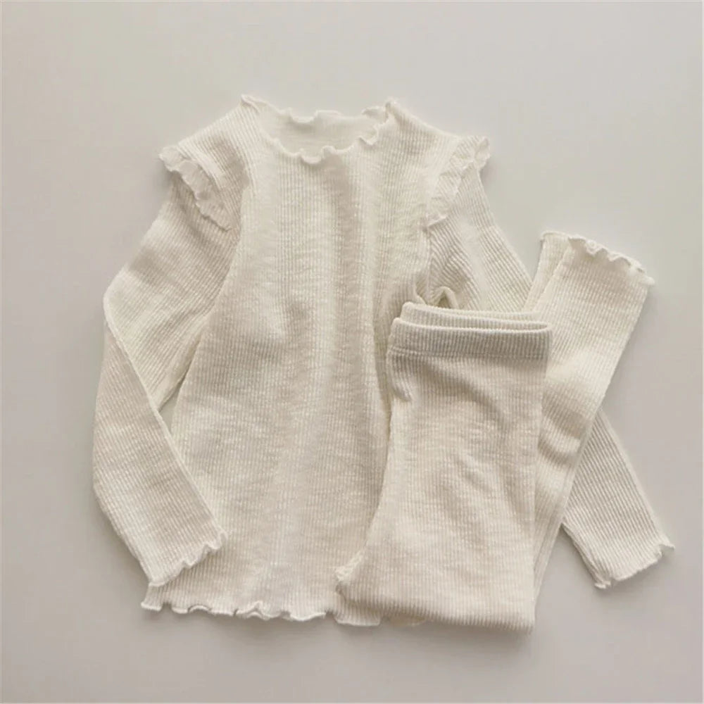 Spring Winter Toddler Girls Clothes Ser Girls Pajamas Sets Kids Underwear Baby Girls Clothes Sets