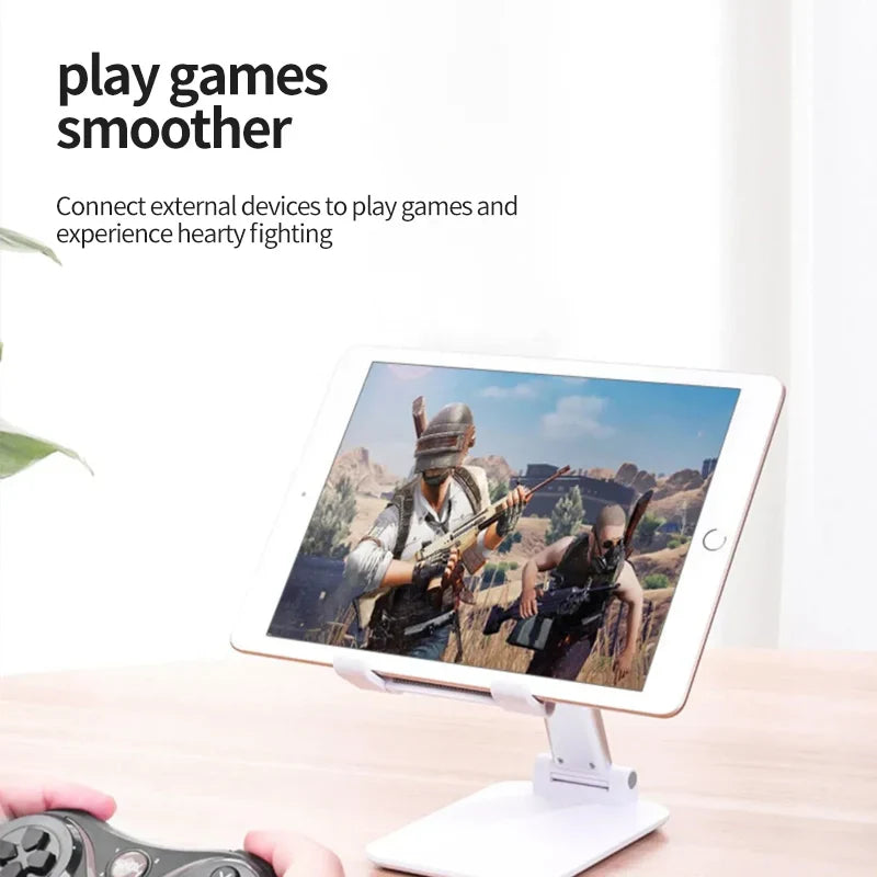 Desk Mobile Phone Holder Stand For IPhone IPad easyown Adjustable Desktop Tablet Holder Universal Table Cell Phone Stand