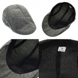 Men Berets Cap British Style 2025 New Autumn Summer Linen Hats Fashion Flat Caps Classic Vintage Gatsby Cabbie Cap Chapeau Homme