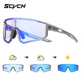 SCVCN Fashion Sunglasses for Men Sport Cycling Glasses Bike Bicycle Hiking Camping Golf UV400 Protection Glasses Women Baseball