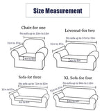 Sofa Cover for Living Room Thick Ruffled Seersucker Elastic L Shaped Corner Sofa Cover 1/2/3/4 Seater Cover for Sofa