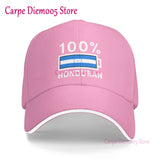 Honduras Flag Unisex Hats Fashion Adjustable Baseball Cap for Men Women