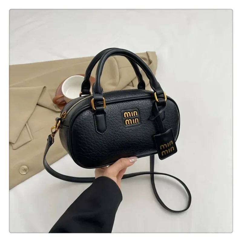 2025 Bowling Bag for Women - Stylish Oversized Pillow Tote, Fashionable Crossbody Shoulder Bag Trendy Versatile Handbag