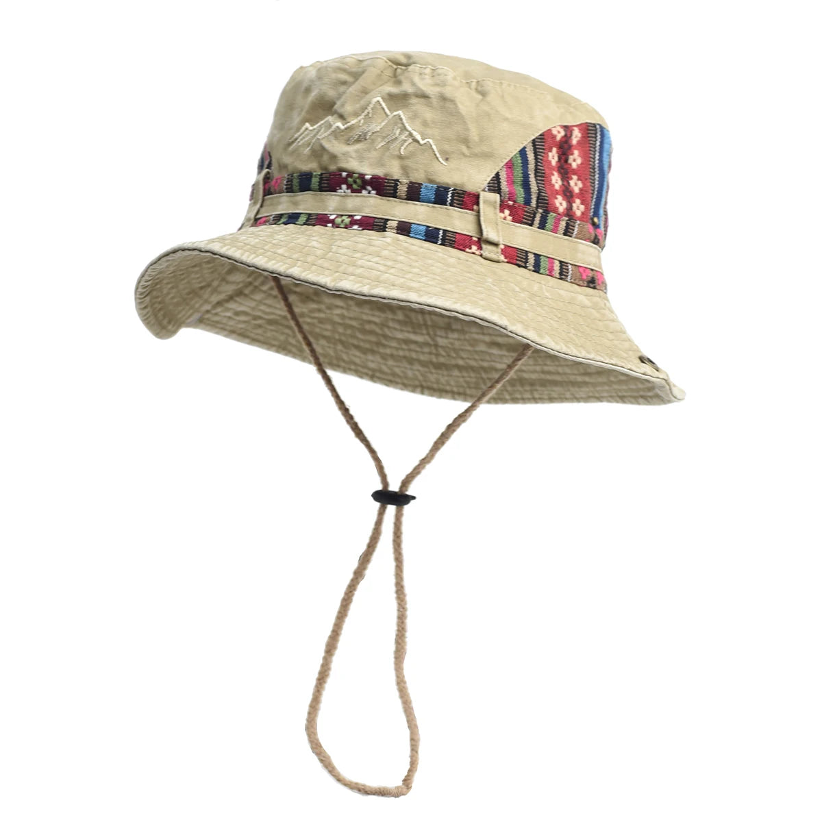 Four Seasons Cotton Solid Bucket Hat Fisherman Hat Outdoor Travel Sun Cap for Men and Women