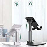 Desk Mobile Phone Holder Stand For IPhone IPad easyown Adjustable Desktop Tablet Holder Universal Table Cell Phone Stand