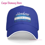 Honduras Flag Unisex Hats Fashion Adjustable Baseball Cap for Men Women