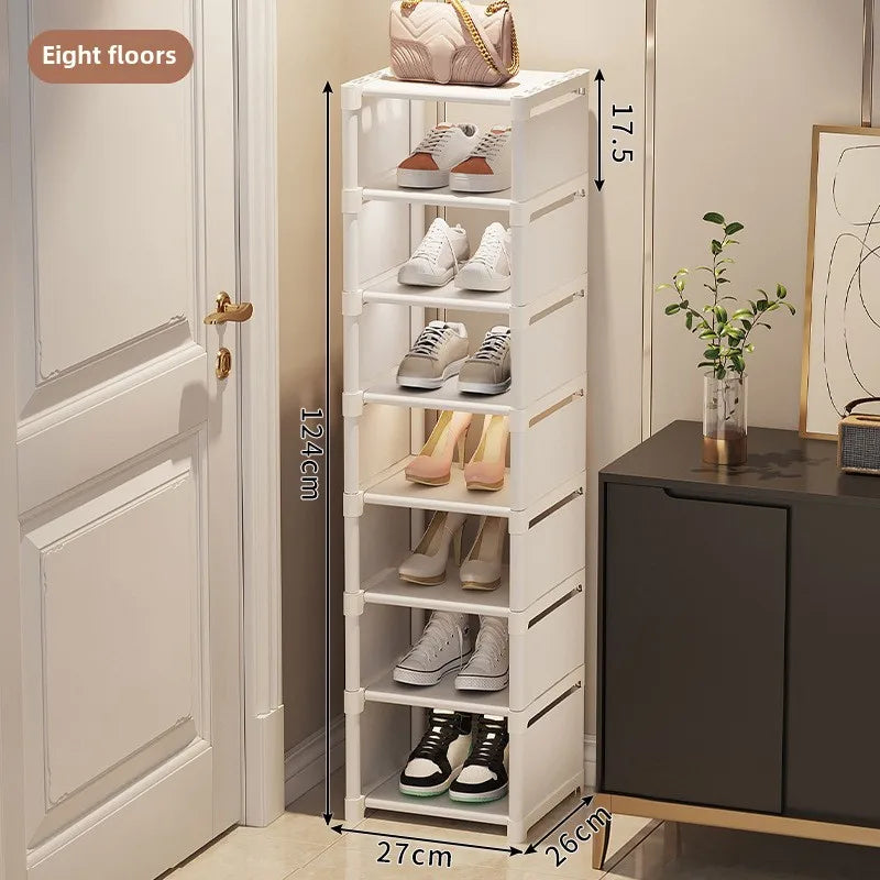 Shoe rack  Household simple door entry Indoor dormitory rental Space-saving small  shoe cabinet