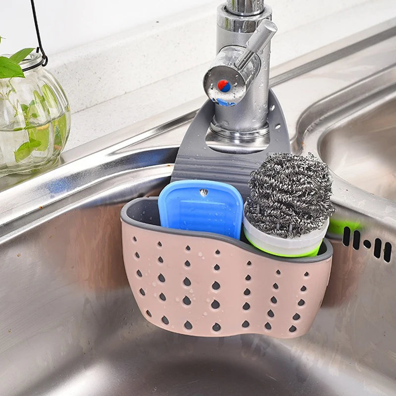 Kitchen Sink Sponge Holder Sponge Holder Sink Accessories Sponge Holder Kitchen Under Sink Organizer SNJ002