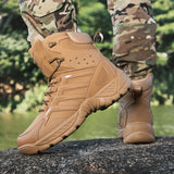 Fashion Men's Boots Comfortable High-top Boots Outdoor Non-slip Hiking Boots Lightweight Men Desert Boots Motorcycle Boots